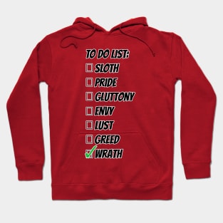 Seven Favorite Sins Wrath Hoodie